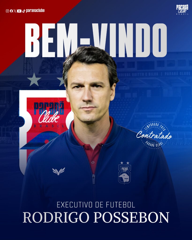 Agora SAF, Paraná Clube anuncia Rodrigo Possebon, ex-Manchester United, como executivo de futebol