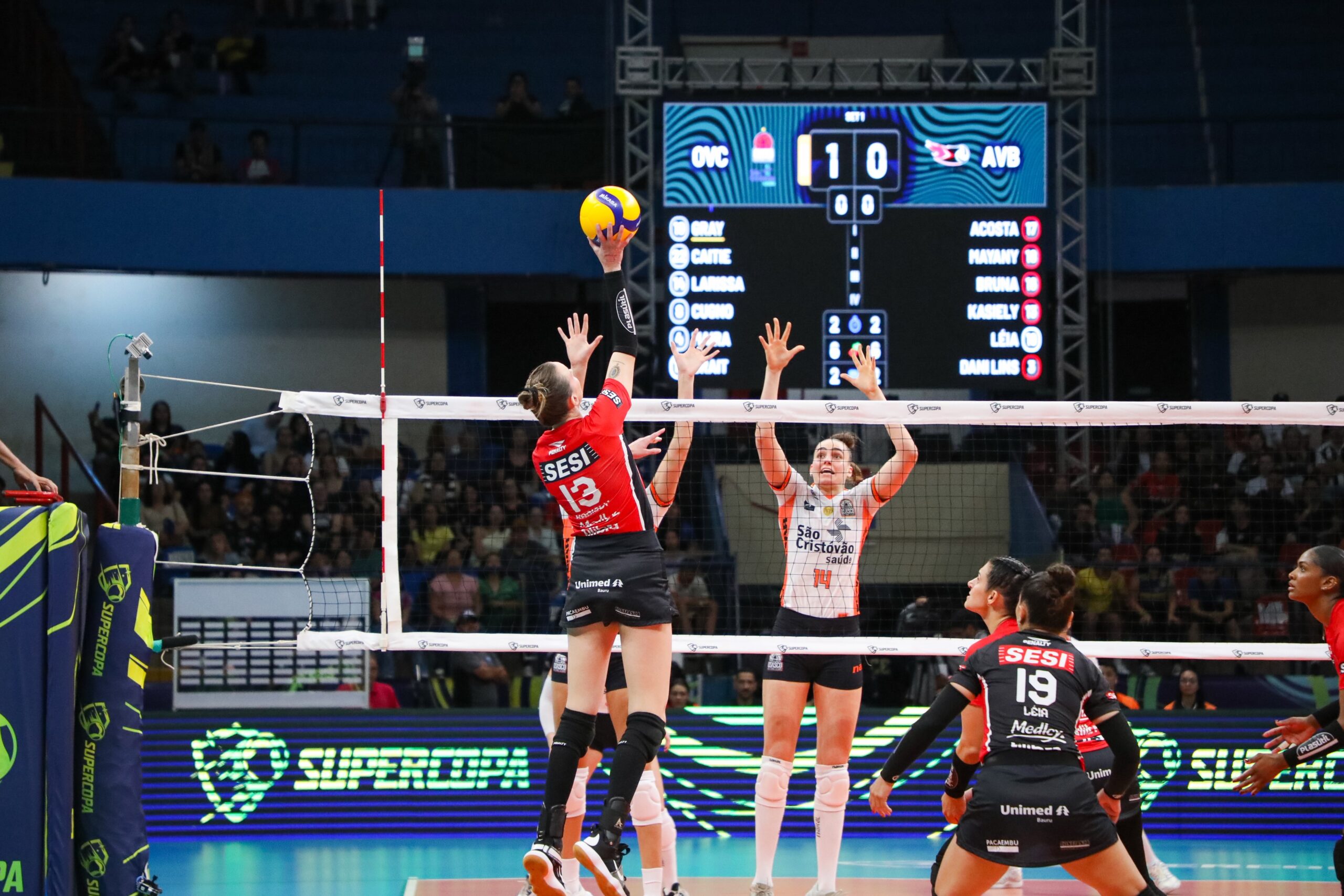 Sesi-Bauru e Osasco fazem confronto direto na despedida da Superliga Feminina em 2025