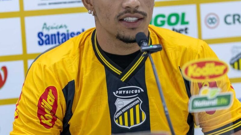 Apresentado no Novorizontino, Gabriel Bahia afirma que quer deixar o nome marcado no clube