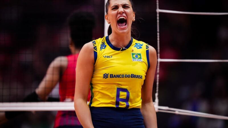 Federação Internacional destaca Júlia Kudiess como a 5ª melhor jogadora de vôlei de 2025