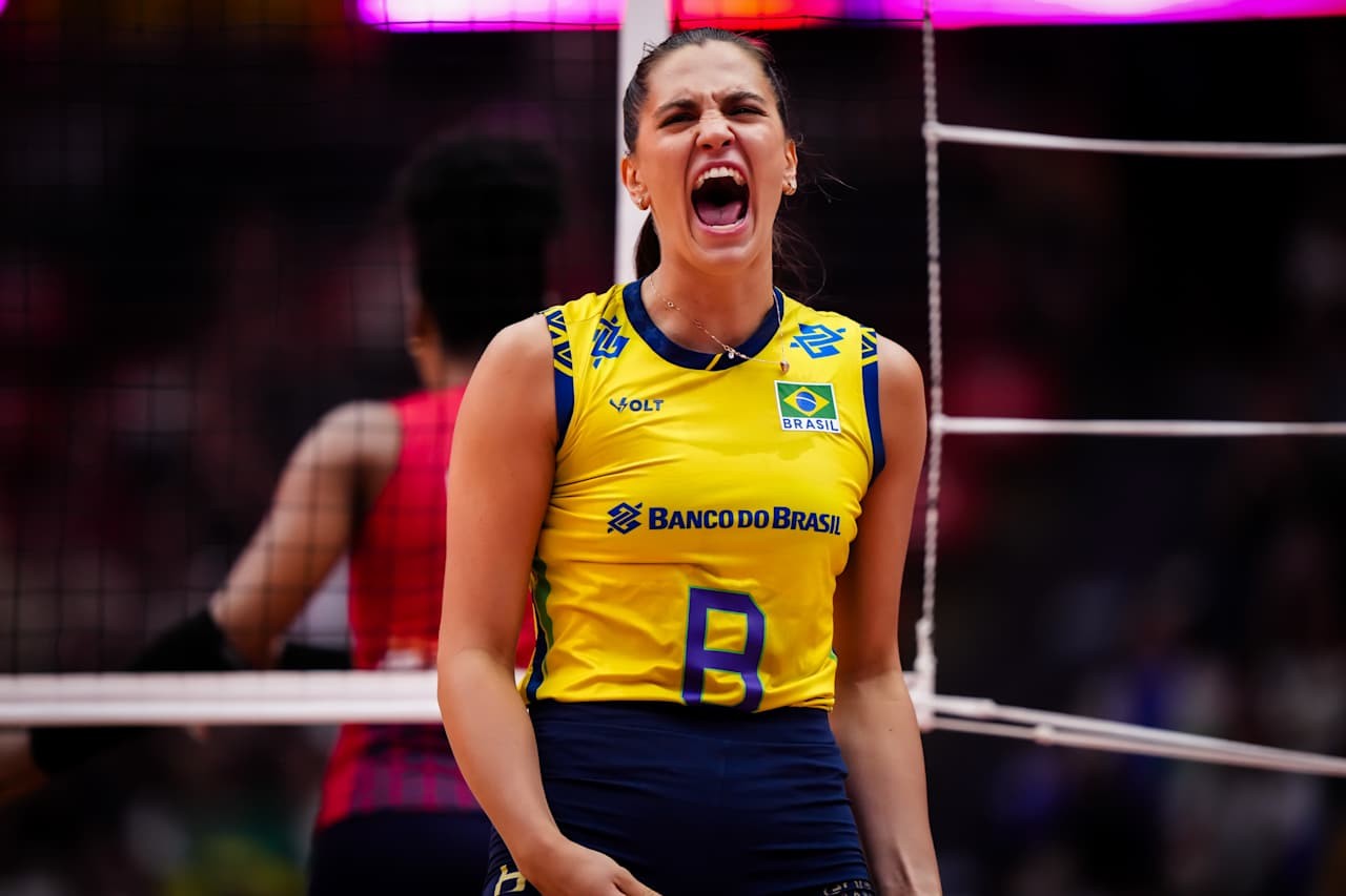 Federação Internacional destaca Júlia Kudiess como a 5ª melhor jogadora de vôlei de 2025