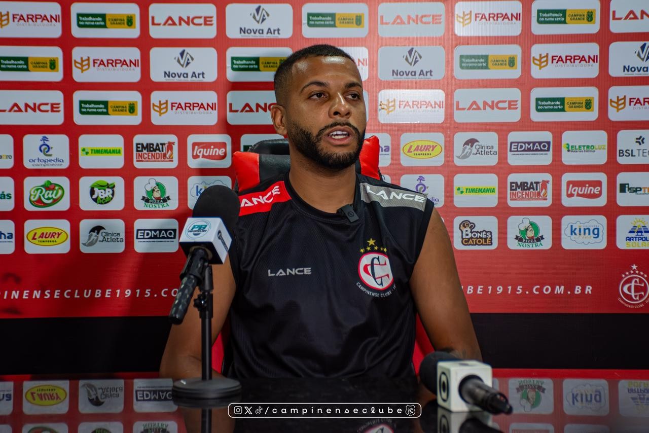 Kauê coloca como meta garantir calendário para o Campinense em 2027