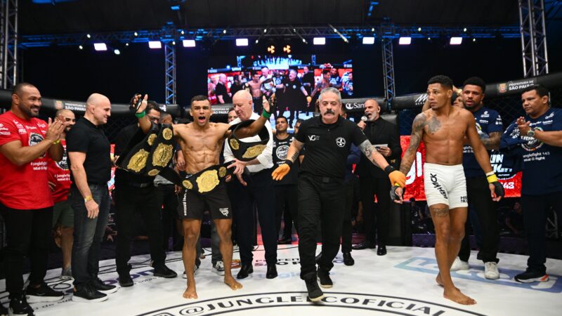 Amapaense Davi Almeida é finalizado no Jungle Fight 143