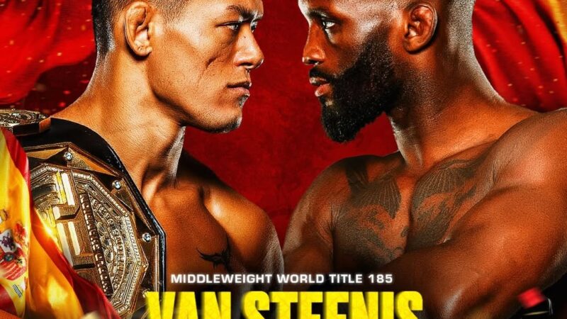 PFL: Costello Van Steenis defende título em revanche com Fabian Edwards