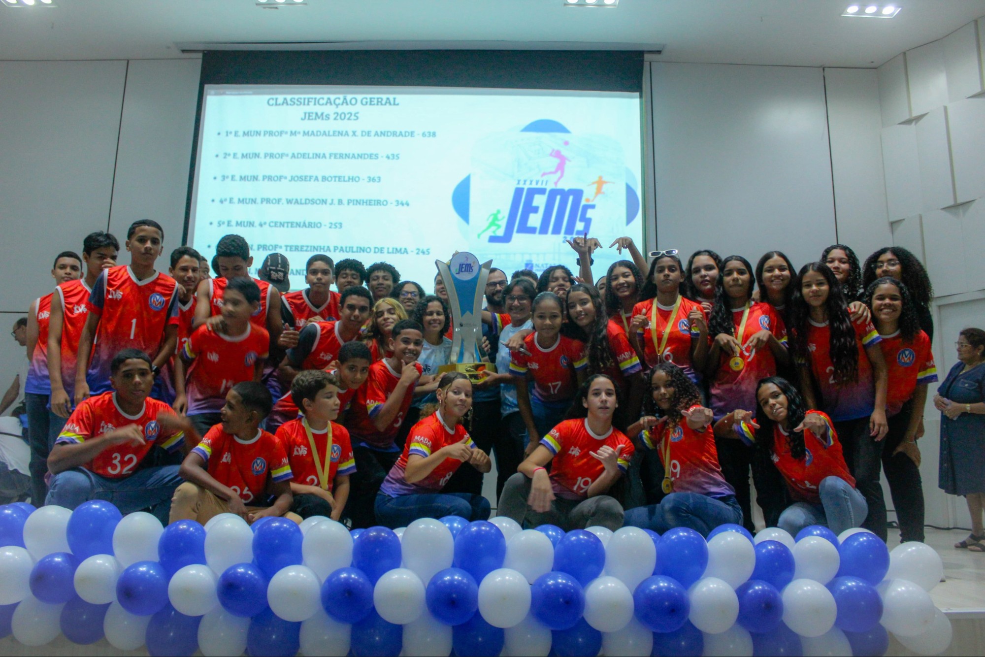 Maria Madalena é campeã geral dos Jogos Escolares Municipais de Natal