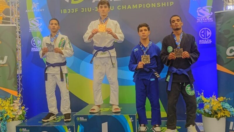 Atletas de jiu-jitsu de Petrolina conquistam sete medalhas no Campeonato Sul-americano