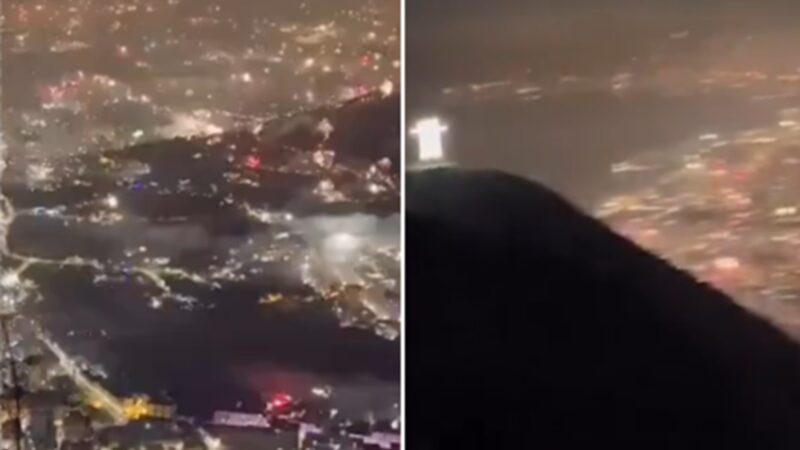 É #FAKE que vídeo mostre queima de fogos no Rio após Flamengo ganhar Libertadores; cena ocorreu no Ano-Novo de 2023 na Itália