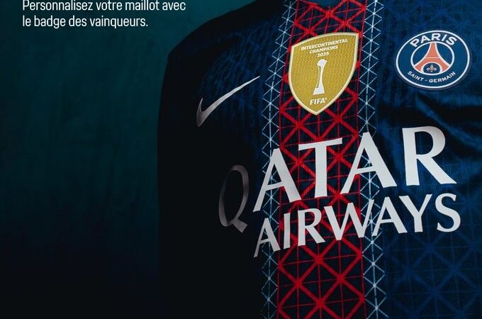 PSG anuncia venda de patch da Copa Intercontinental, conquistada sobre o Flamengo; veja