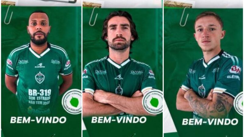 Manaus oficializa Adenilson e anuncia Nicolas Ferri e Bruno Bietkoski para a temporada 2026