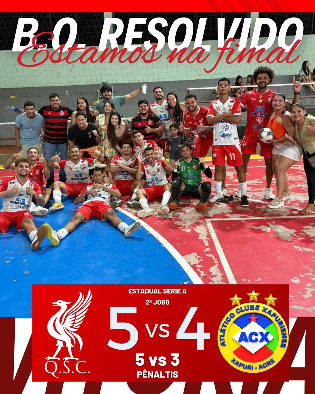 Nos pênaltis, Quinari elimina atual campeão e está na final do Acreano de Futsal Série A