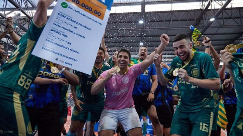 Brasileiro de Futsal 2025: saiba quanto que o Atlético-PI faturou em premiação na competição