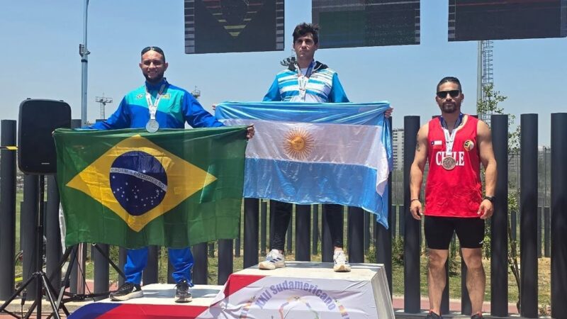 Velocista acreano fecha temporada com três medalhas de prata no Sul-Americano Master, no Chile