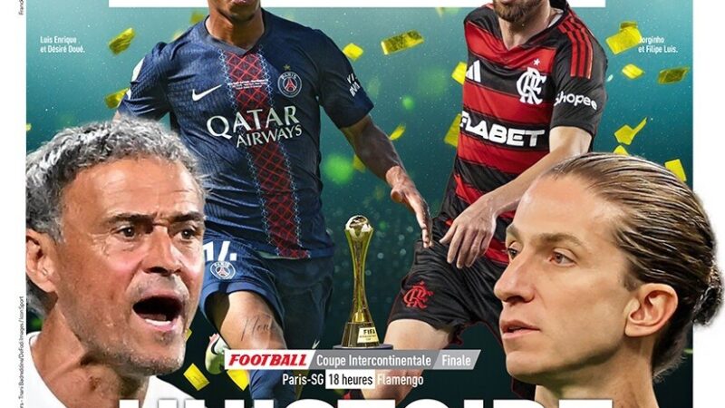 Jornal francês destaca “oportunidade de ouro” para o PSG na final contra o Flamengo