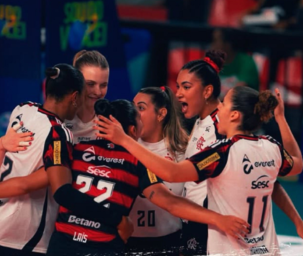 Sesc-Flamengo vence Mackenzie em jogo duro e termina turno na liderança da Superliga feminina