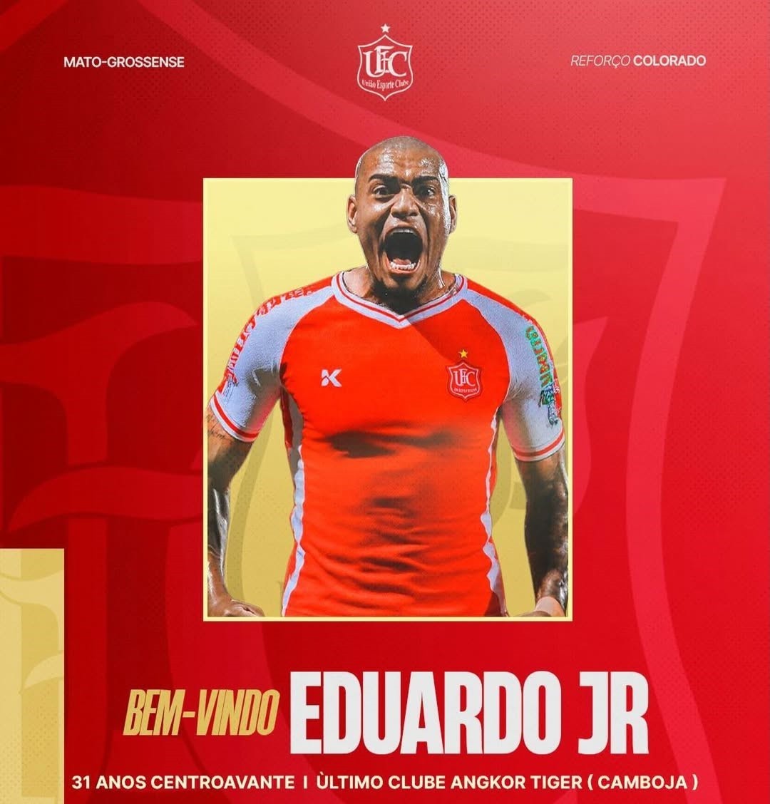 União contrata centroavante Eduardo Júnior, com passagem pelo Luverdense