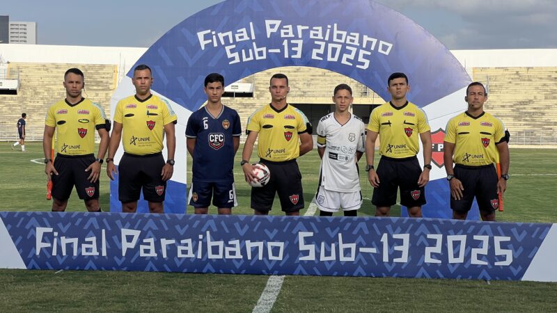 Treze bate Tiradentes de virada e conquista o Campeonato Paraibano Sub-13 2025