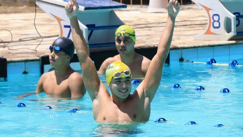 1º acreano a nadar abaixo dos 24s, Joaquin Assaf destaca: “Me faz ter coragem e vontade de persistir”