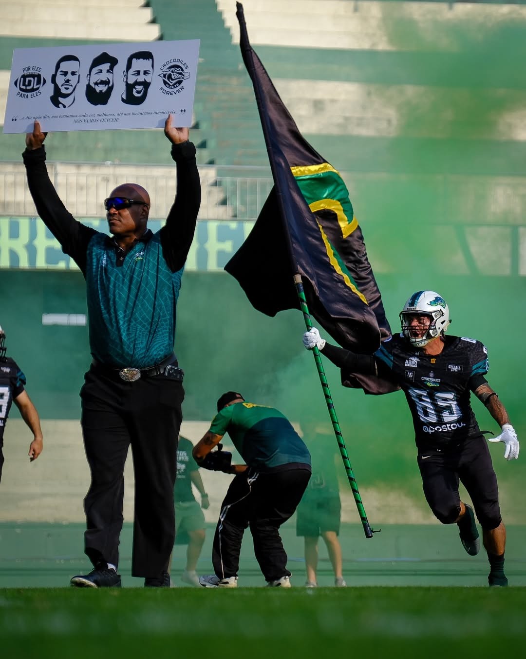 Brasil Bowl tem homenagem aos atletas do Crocodiles que morreram em acidente; veja