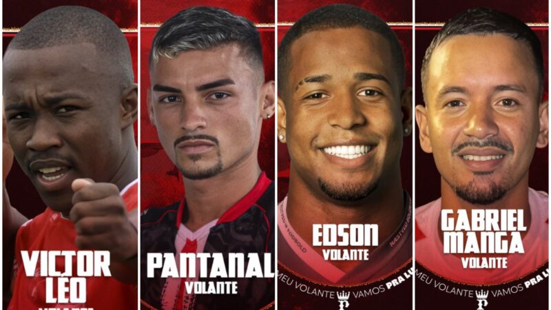 Victor Léo e Pantanal voltam ao Princesa; clube anuncia Gabriel Manga e Edson Aquino