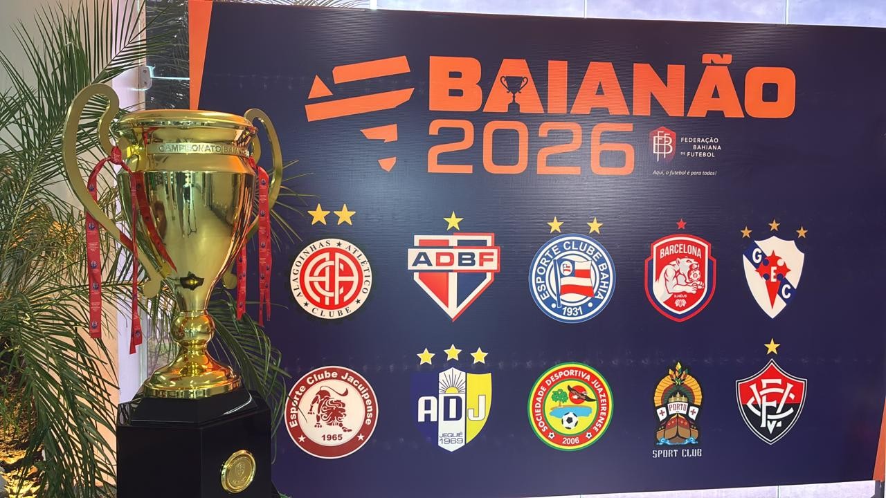 Campeonato Baiano 2026: FBF divulga tabela detalhada da 1ª fase com Ba-Vi dia 26 de janeiro