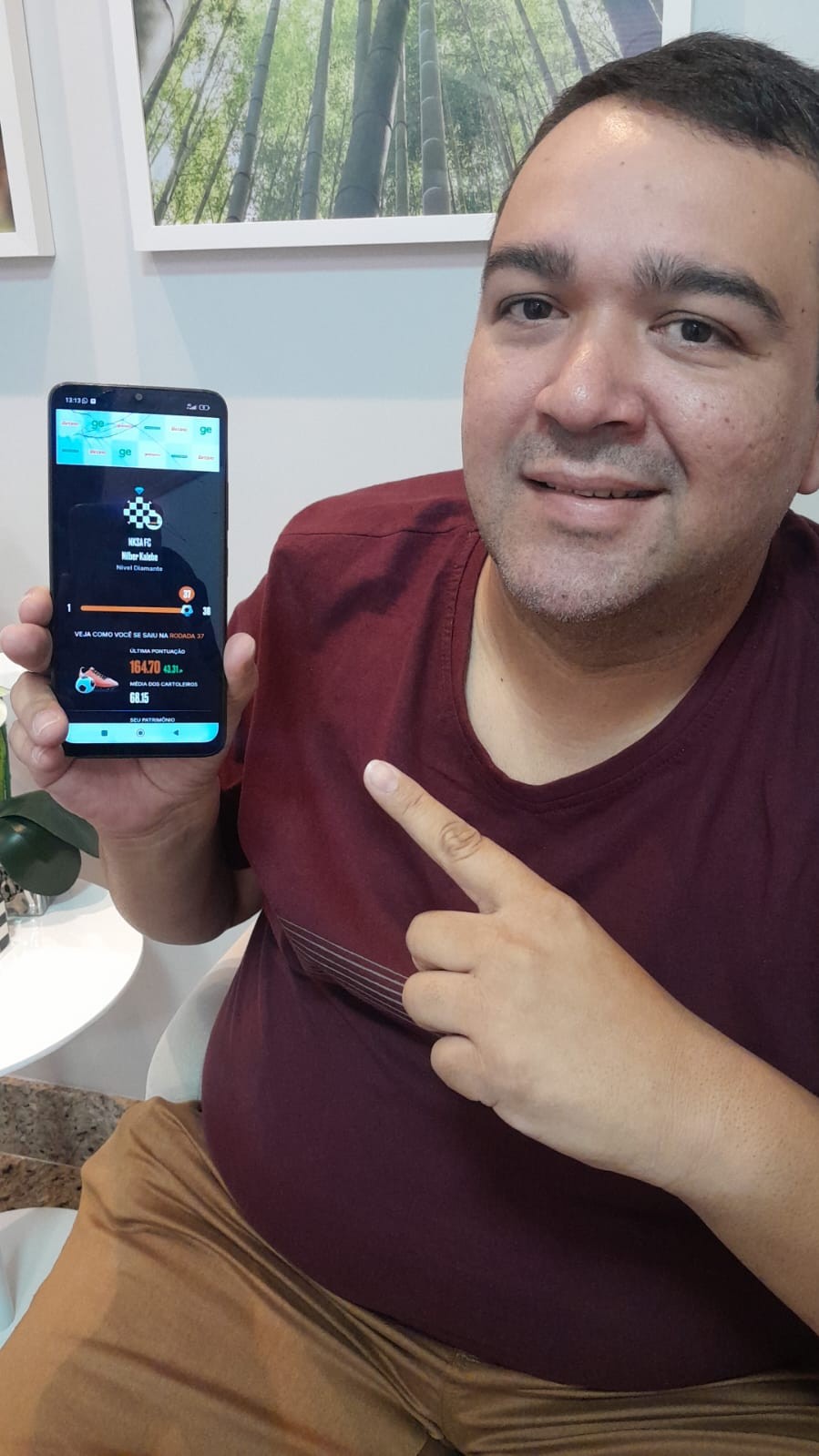 Cartola 2025: botafoguense reage e vence rodada #36 da Liga PRO por menos de 2 décimos