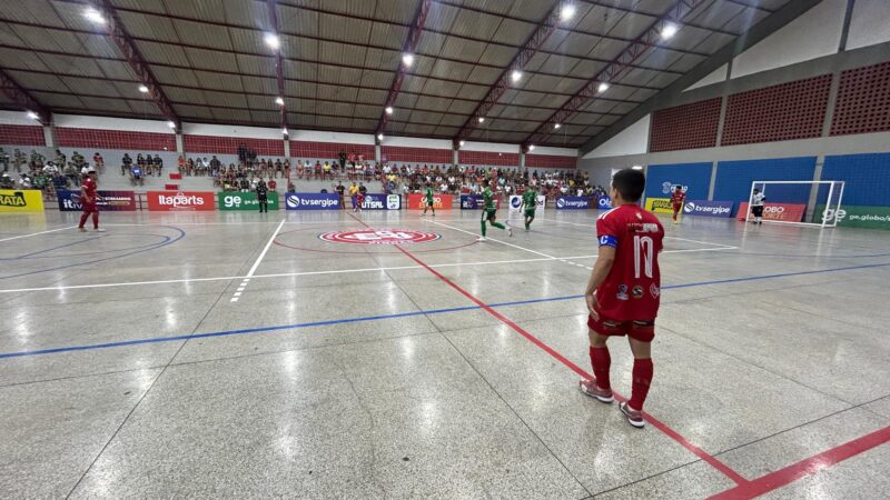 Pinhão atropela Lagarto por 5 a 0 pela segunda fase da Copa TV Sergipe de Futsal