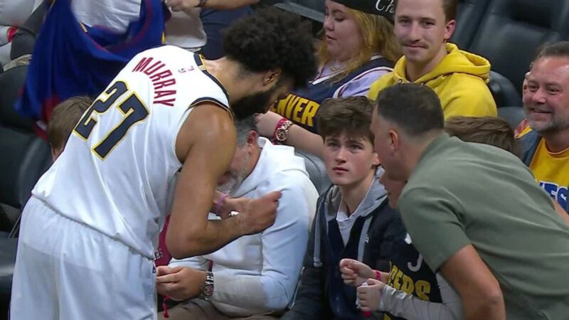 NBA: Jamal Murray dá autógrafo no meio do jogo em noite de mais de 50 pontos