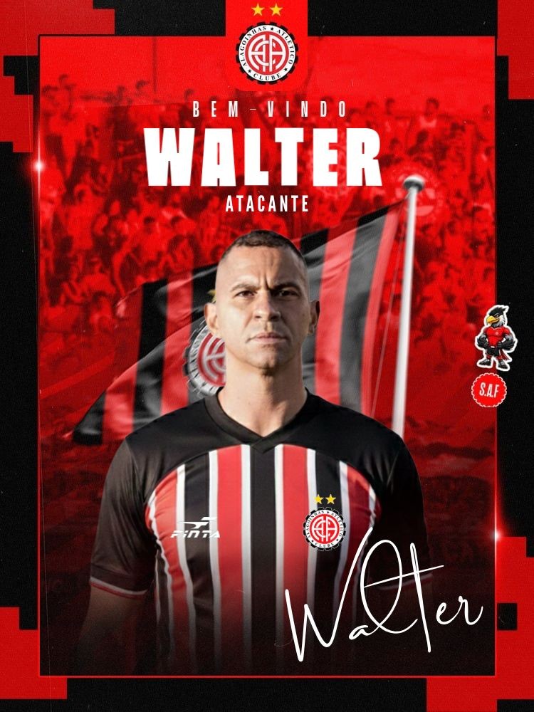 Atlético de Alagoinhas anuncia contratação de Walter, ex-Fluminense