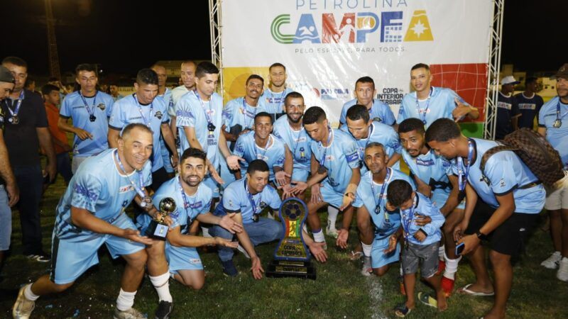 Lajedo vence Cruz de Salinas e conquista a Copa dos Campeões em Petrolina