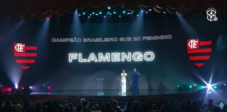 CBF comete gafe e mostra Flamengo em vez do Botafogo como campeão do Brasileiro Feminino Sub-20