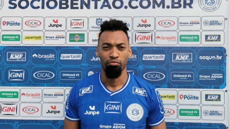 Fabrício Messias é anunciado pelo São Bento para a Série A2 de 2026
