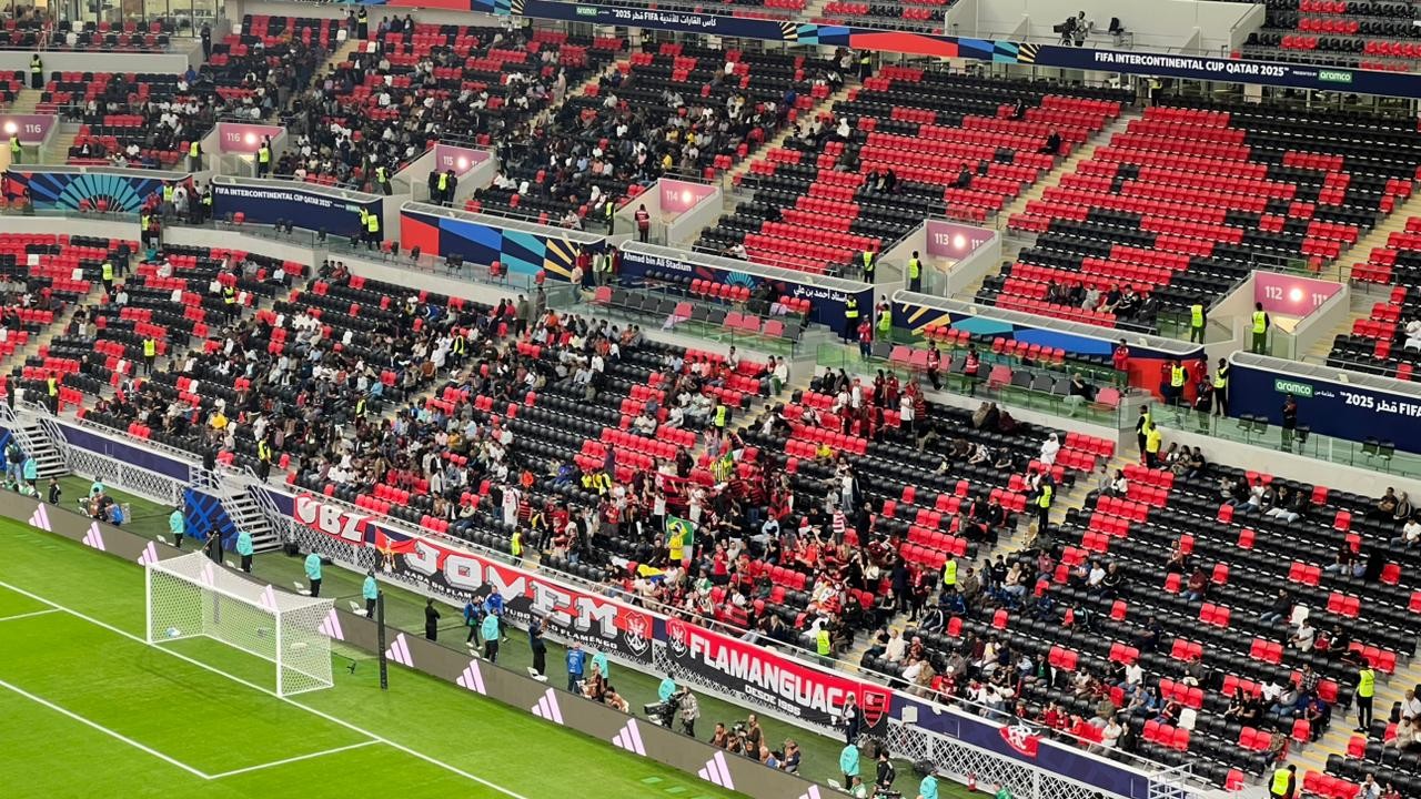 O que explica a falta de público no jogo do Flamengo na Copa Intercontinental
