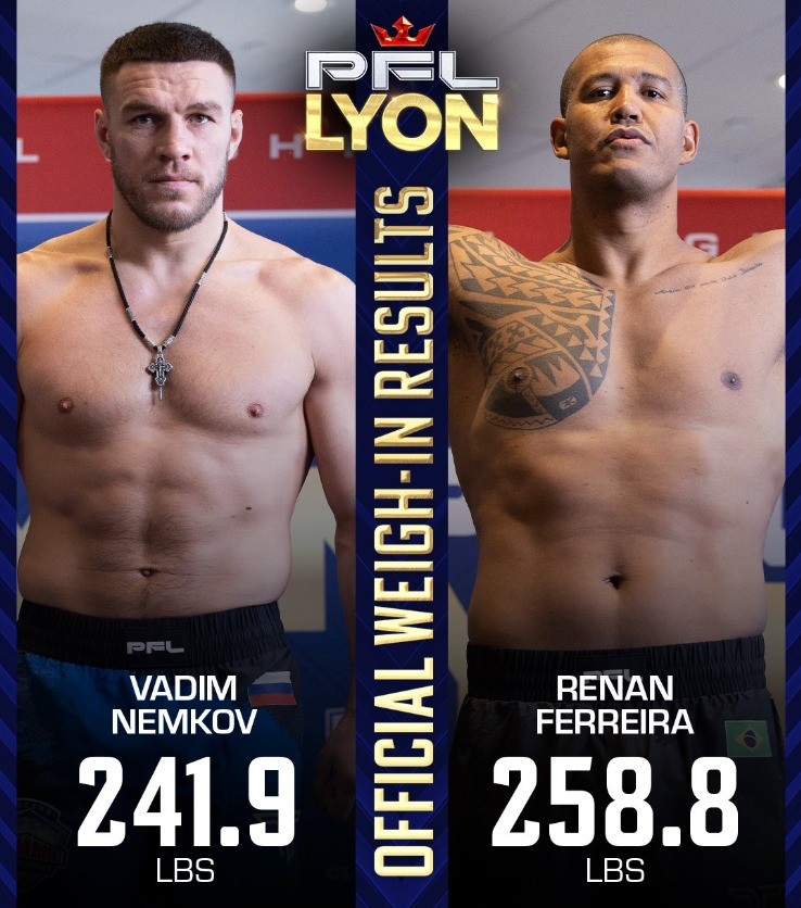 PFL: Cris Cyborg e Renan Problema batem o peso e confirmam disputas de cinturão