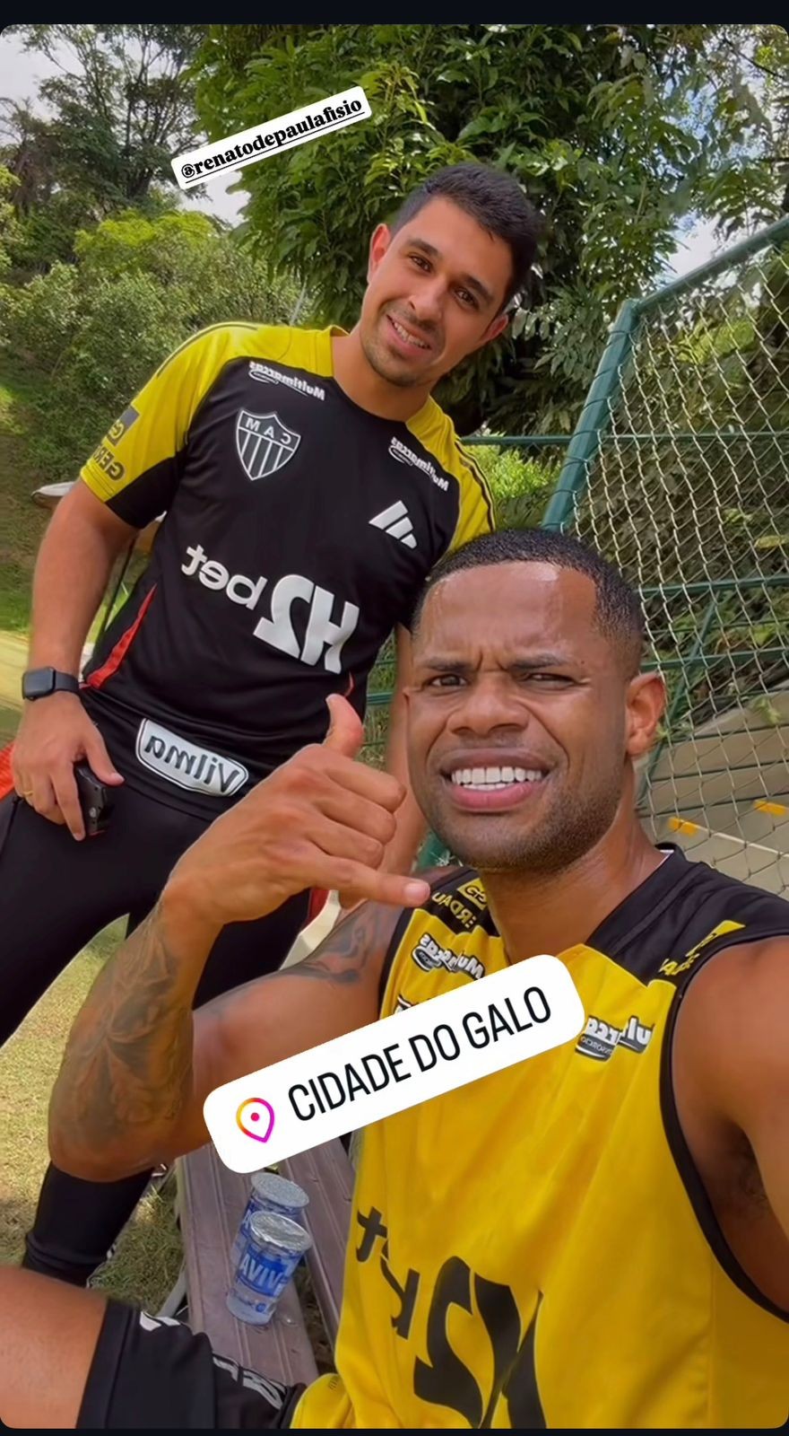 Trio do Atlético-MG faz tratamento no CT durante período de férias do elenco