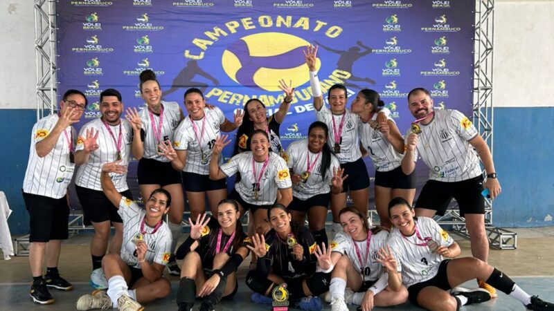 Central Vôlei feminino é tetracampeão pernambucano
