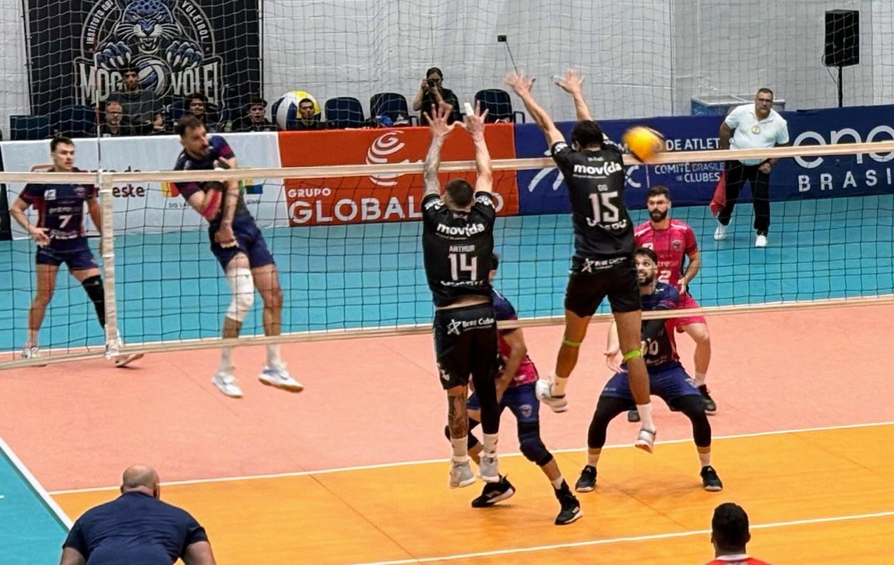 Norde Vôlei vence o Mogi de virada e mantém os 100% na Superliga B Masculina