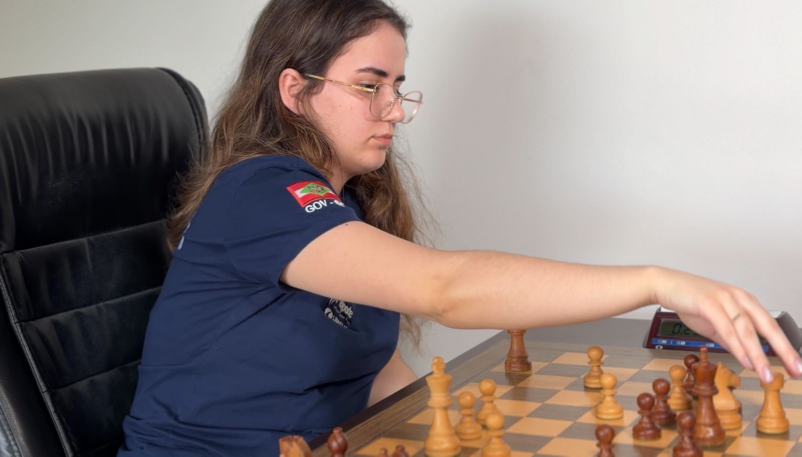 Catarinense é campeã brasileira de xadrez e vive expectativa para quinta Olimpíada