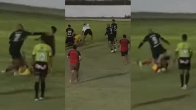 Atacante ex-Fortaleza se envolve em briga generalizada em pelada de fim de ano; veja vídeo