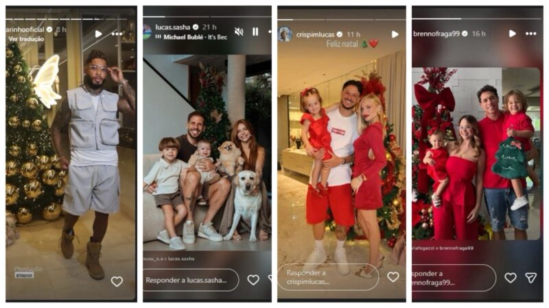 Veja como foi o Natal dos jogadores de Ceará e Fortaleza