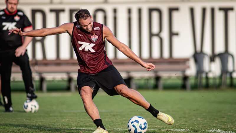 Escalação do Vitória contra o Bragantino: veja time provável, dúvidas e desfalques após o treino