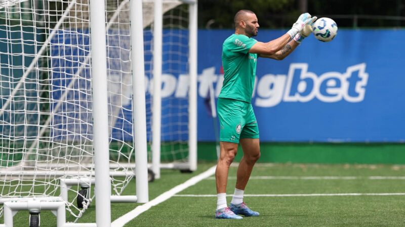 Bahia faz consulta pelo goleiro Weverton, do Palmeiras
