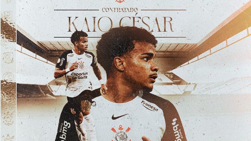 Corinthians anuncia a contratação de Kaio César por empréstimo
