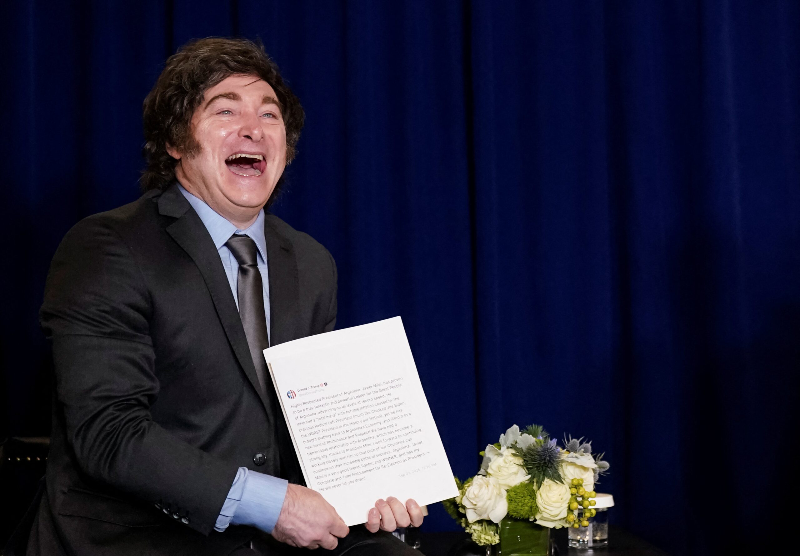 Argentina de Milei registra superávit comercial de US$ 11,3 bilhões em 2025