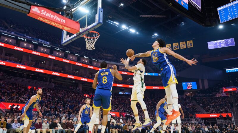 Vitória dos Warriors tem passe sem olhar de Gui Santos para Curry e briga entre torcedores; veja