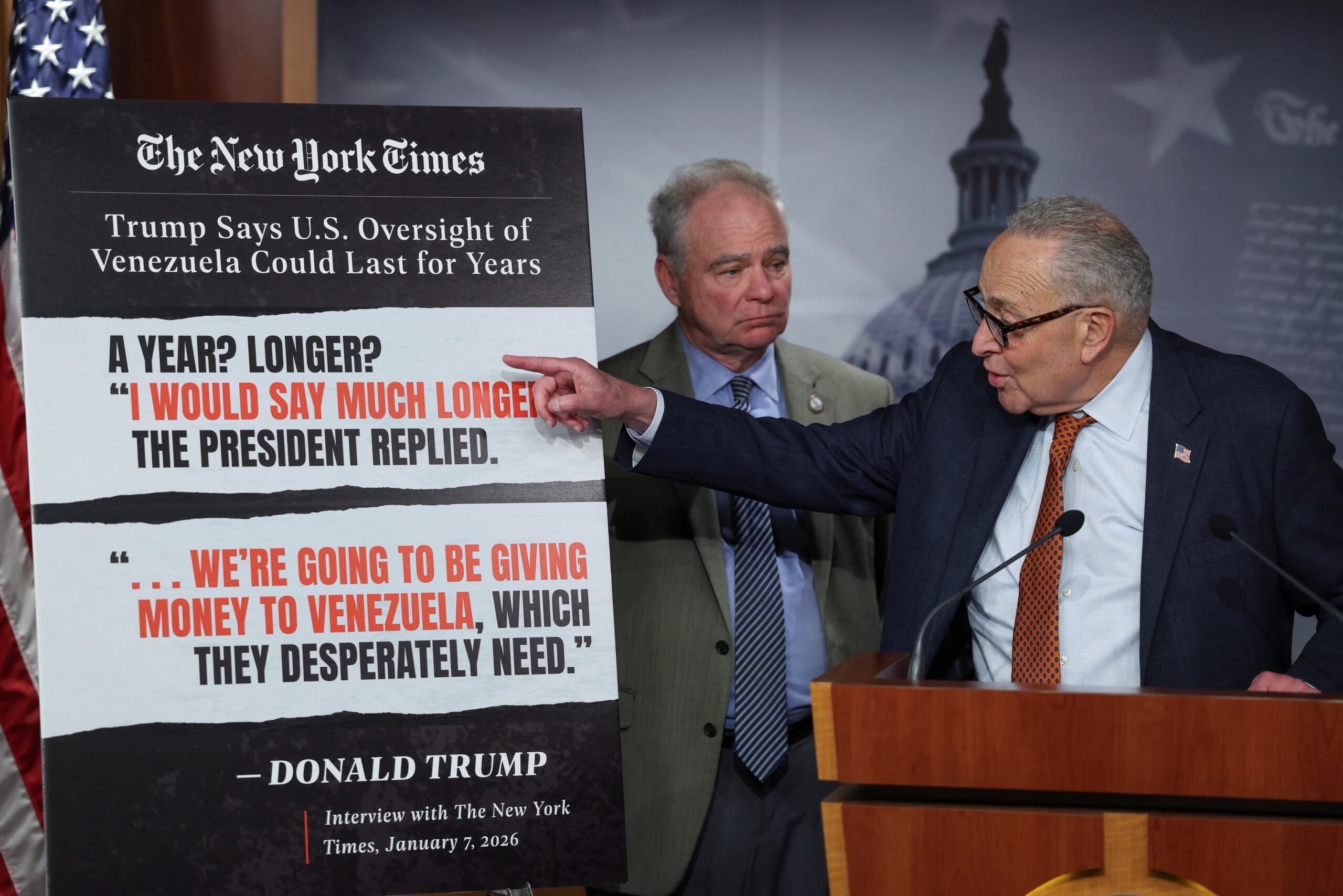 Governo Trump barra resolução que limitaria ações militares na Venezuela em segunda votação no Senado