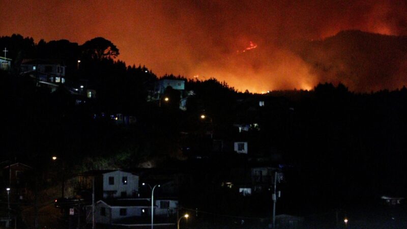 Chile decreta estado de catástrofe por incêndios no sul do país