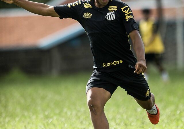 David Nogueira sofre lesão na panturrilha direita e desfalca Santos na Copinha