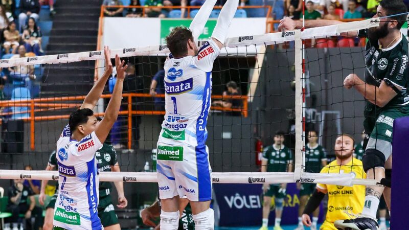 Goiás se reabilita na Superliga Masculina e impõe segunda derrota seguida ao Campinas