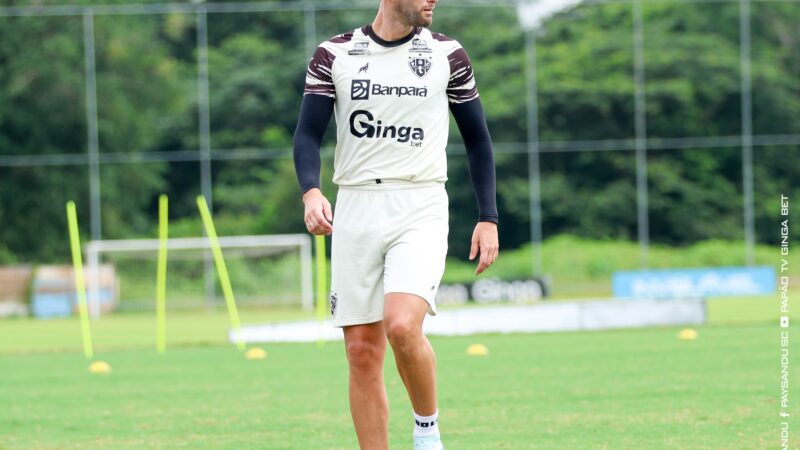 Após ficar de fora da estreia, Quintana diz está feliz e motivado para o retorno ao Paysandu