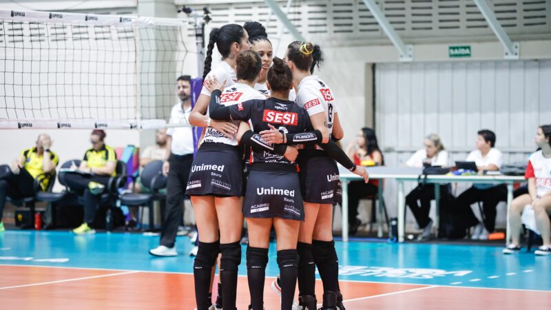 Sesi-Bauru controla partida e vence o Renasce Sorocaba pela Superliga Feminina